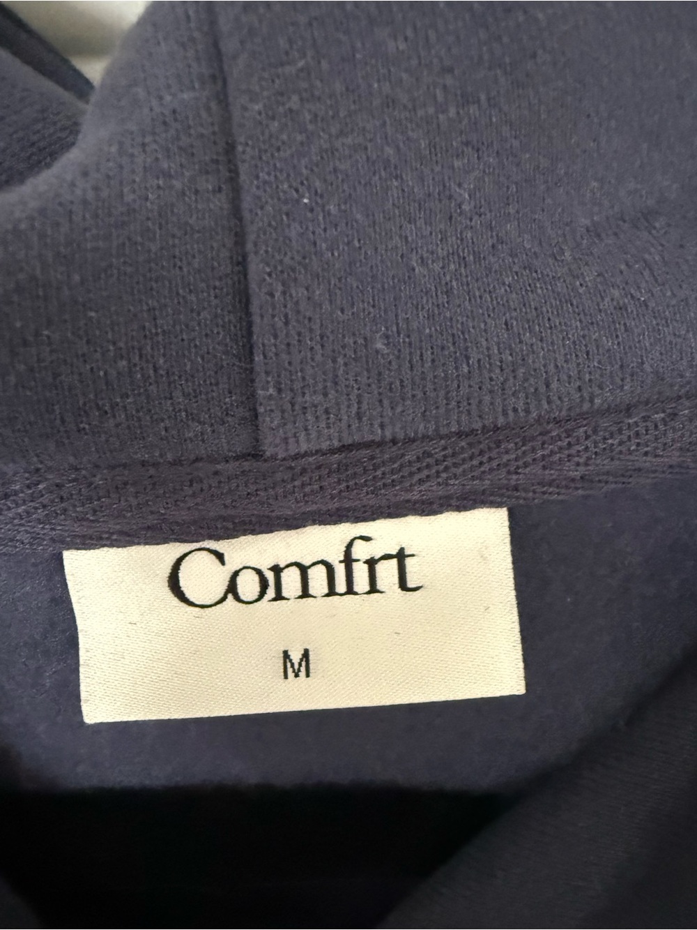 Navy Blue Pullover Hoodie - Affirmation Collection - Picture 2 of 4